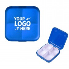 4 Compartment Square Foldable Pill Box